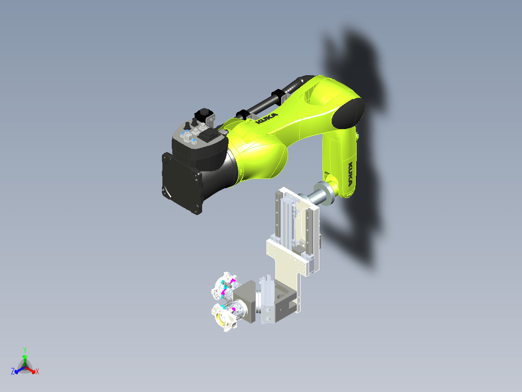 发动机缸盖机器人抓具设计