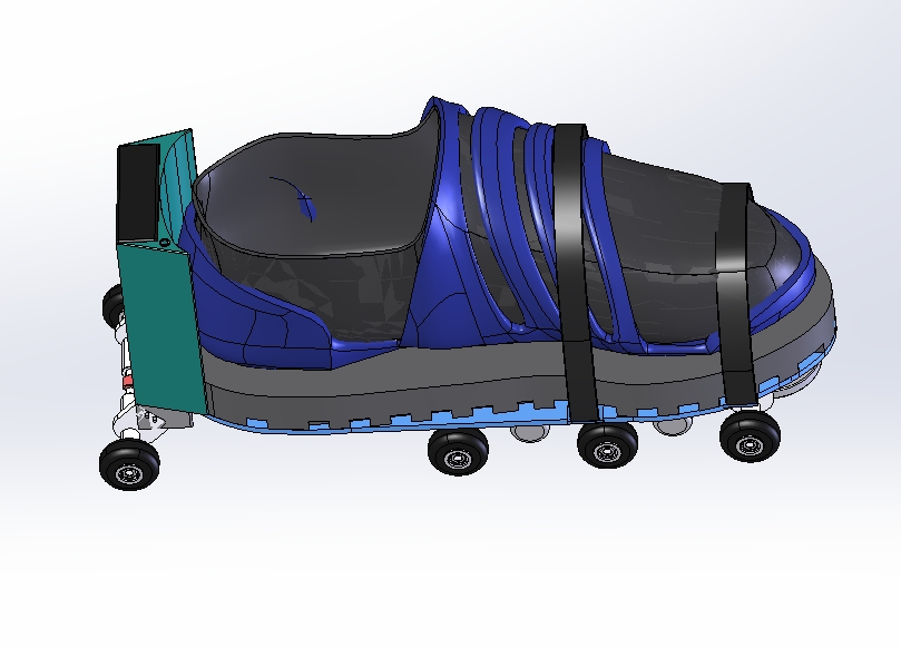电动助力鞋设计 三维SW2007无参