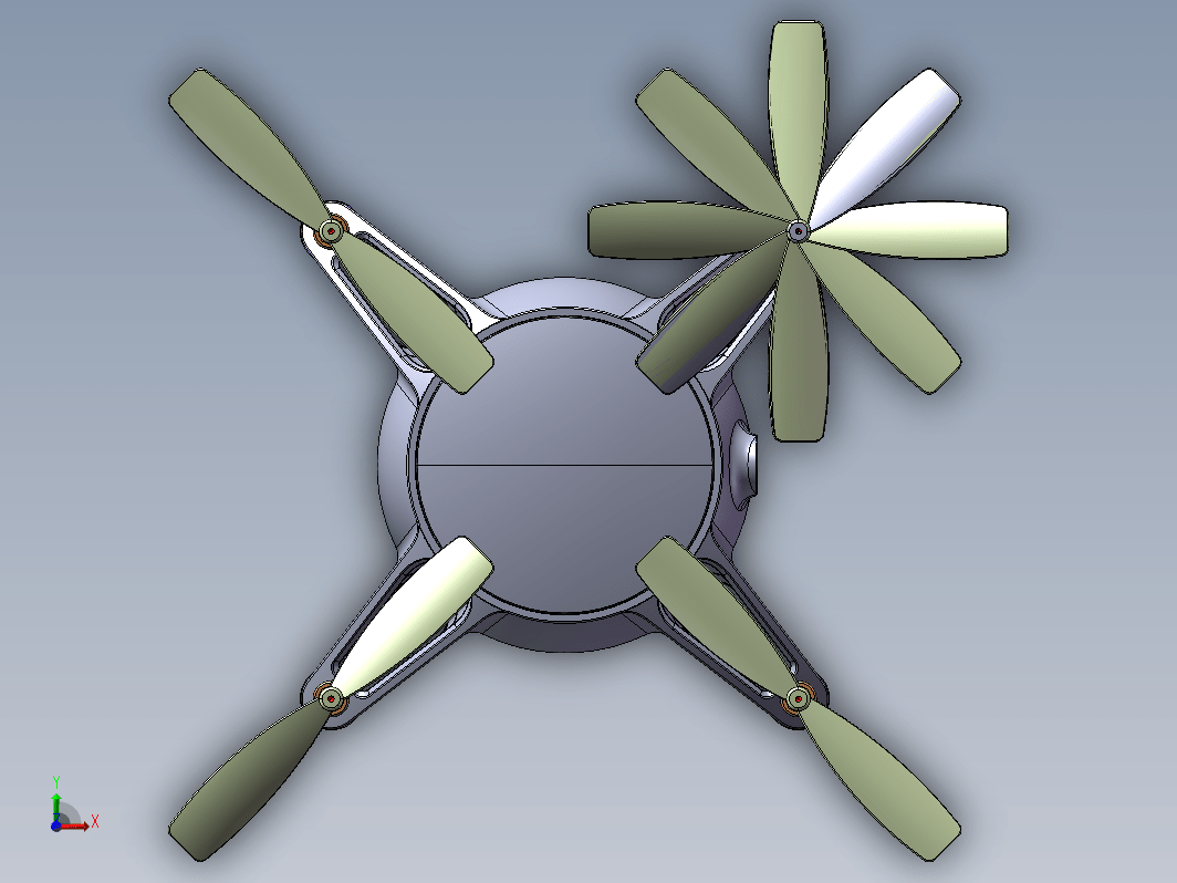 B43-智能小型无人机造型