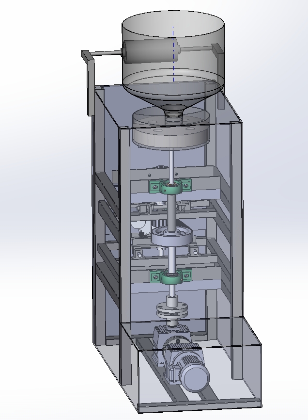 粉末类（茶叶、调料包）包装机构设计三维SW214带参+CAD+说明书