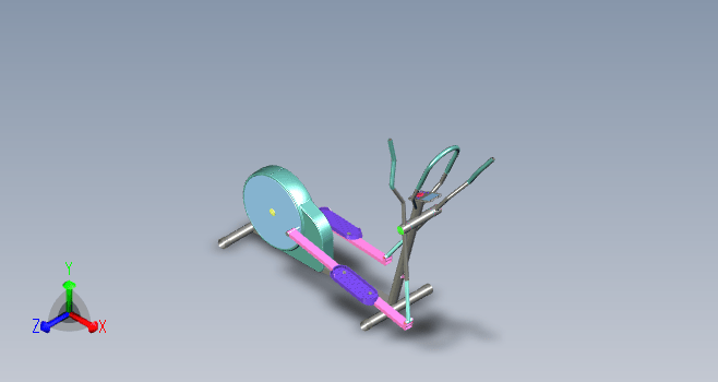 F0549-健身机模型图