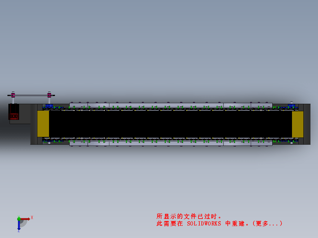 自动扶梯模型sw