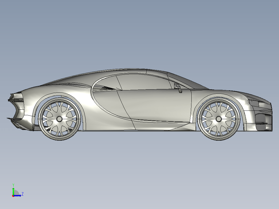 bugatti-chiron豪华超跑车