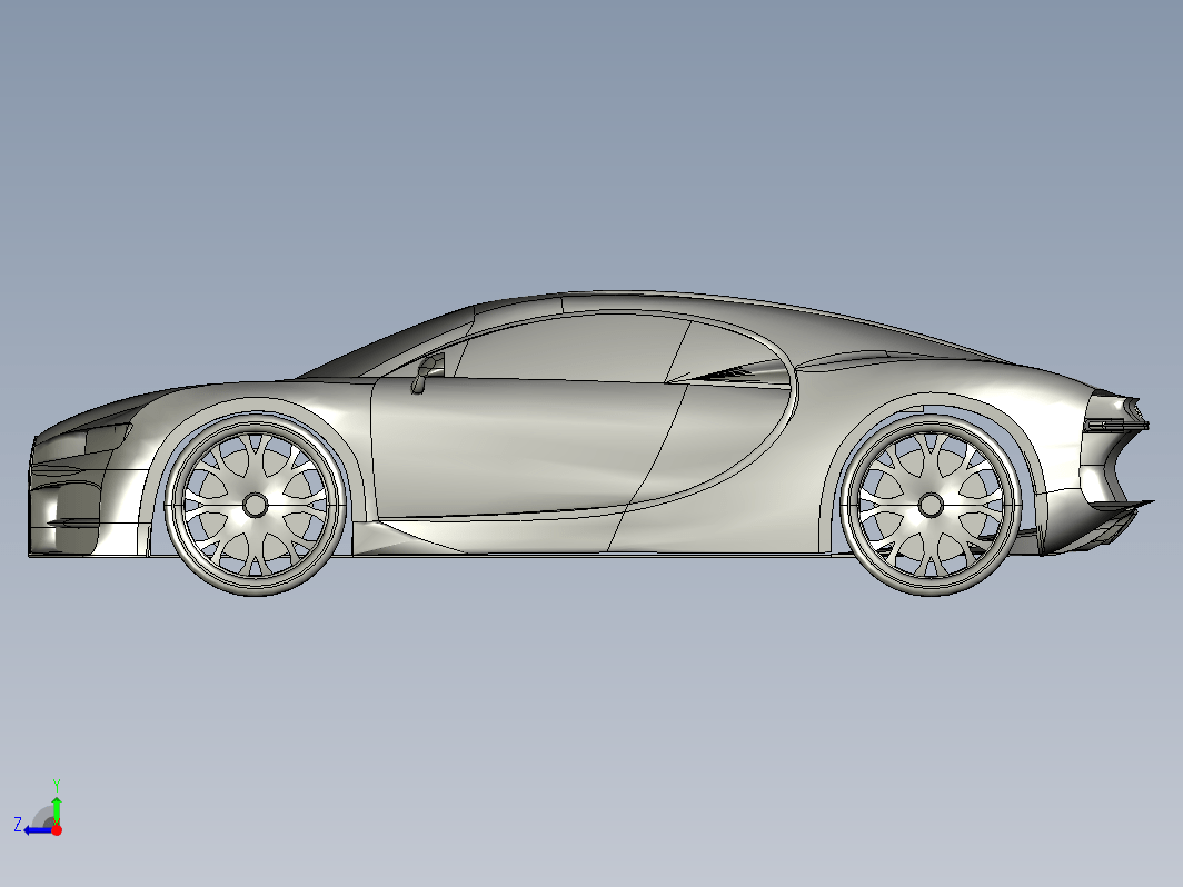 bugatti-chiron豪华超跑车