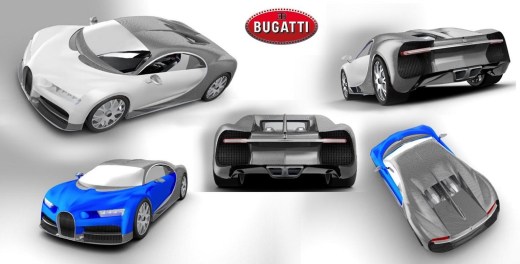 bugatti-chiron豪华超跑车