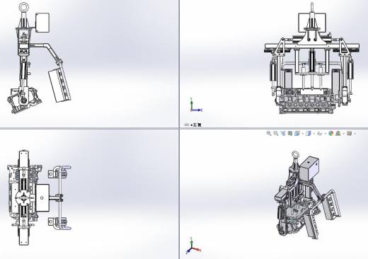 发动机缸体翻转工装夹具缩略图