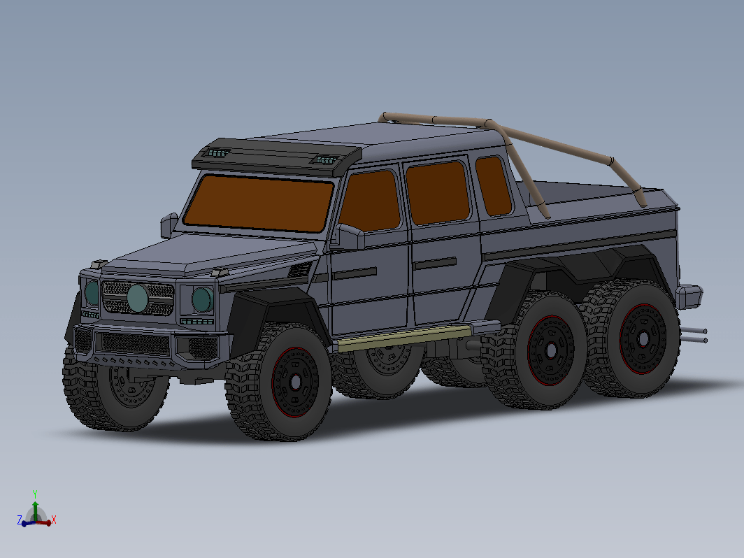 G63 AMG 6x6皮卡车