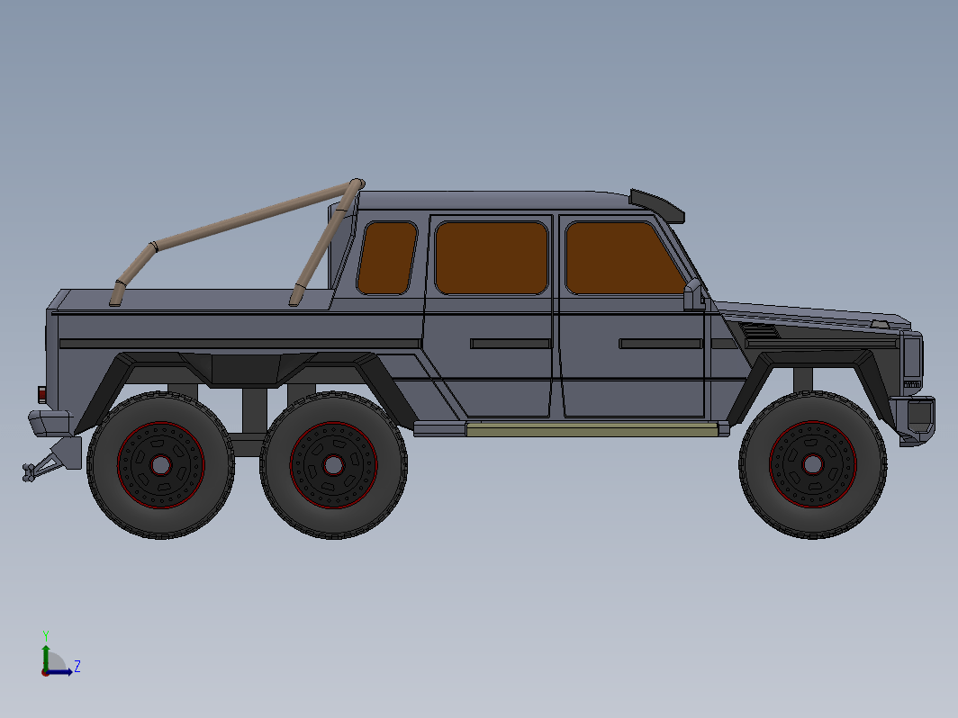 G63 AMG 6x6皮卡车