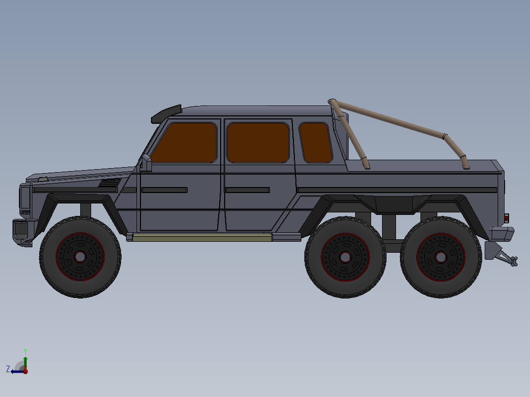 G63 AMG 6x6皮卡车