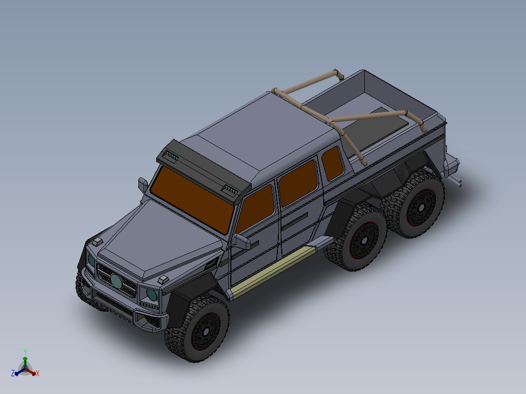 G63 AMG 6x6皮卡车