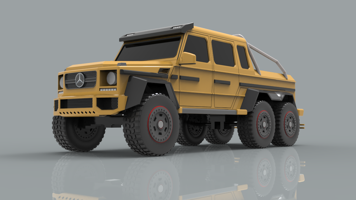 G63 AMG 6x6皮卡车