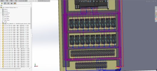 打标机PLC电控柜，电源模块，plc IO口的设计，继电器控制模块缩略图