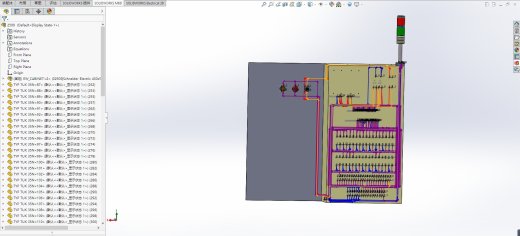 打标机PLC电控柜，电源模块，plc IO口的设计，继电器控制模块缩略图
