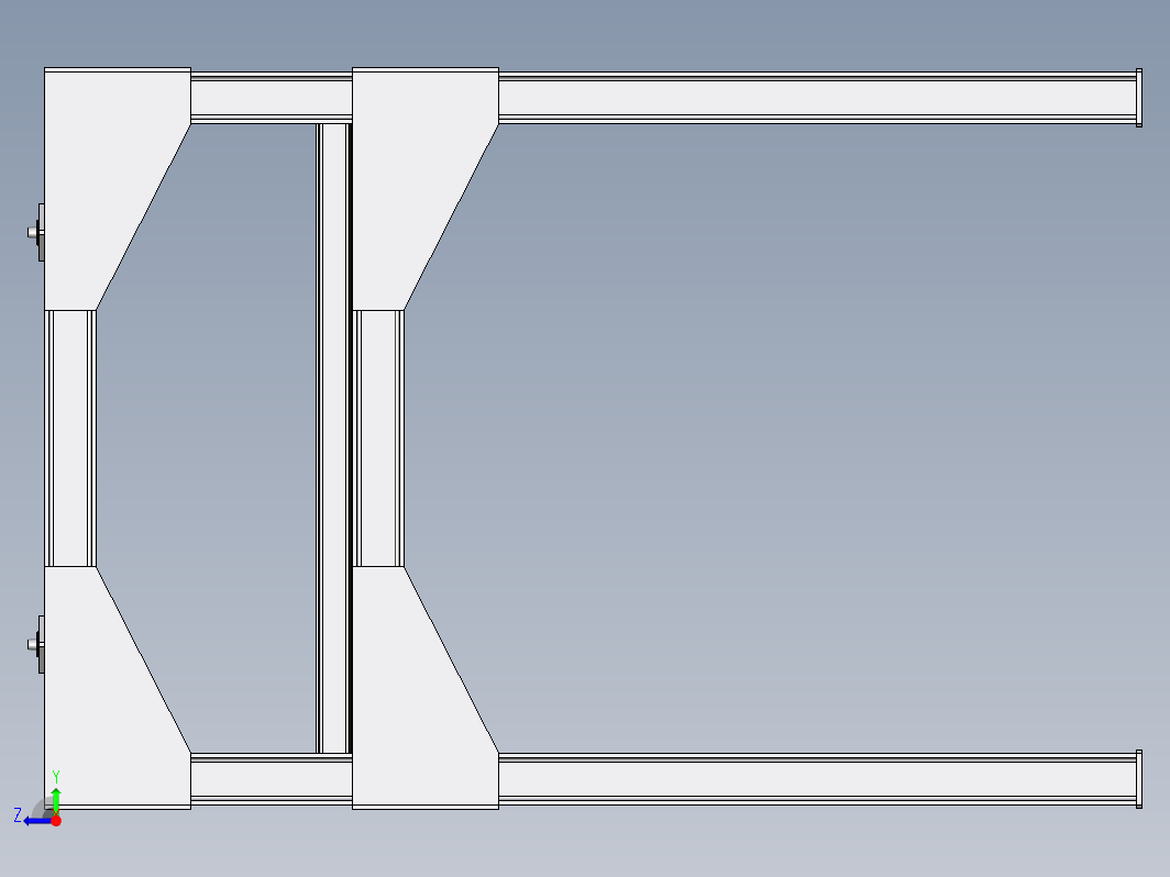 屏幕架机构