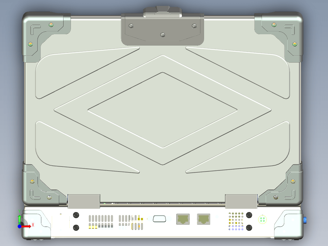 三防笔记本电脑模型