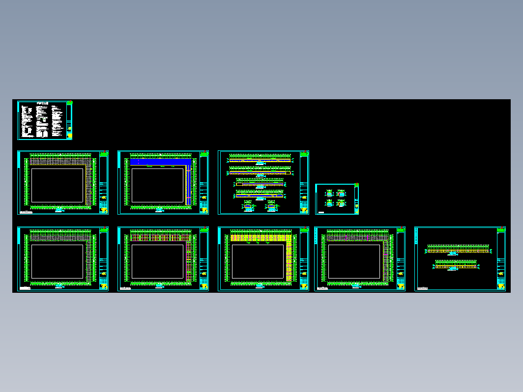 西安某公司钢结构工程cad