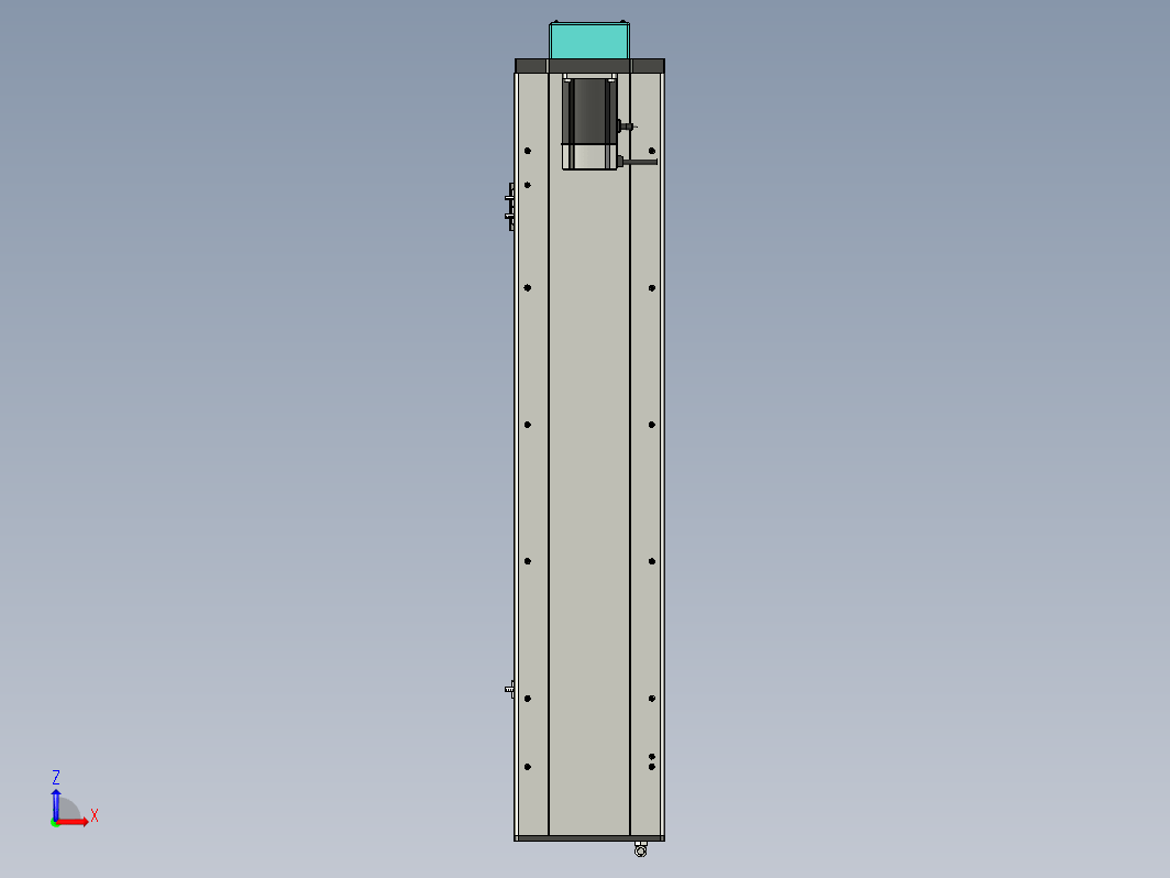 直线运动，行程为700 mm，底部电机XNTD22-BM-700