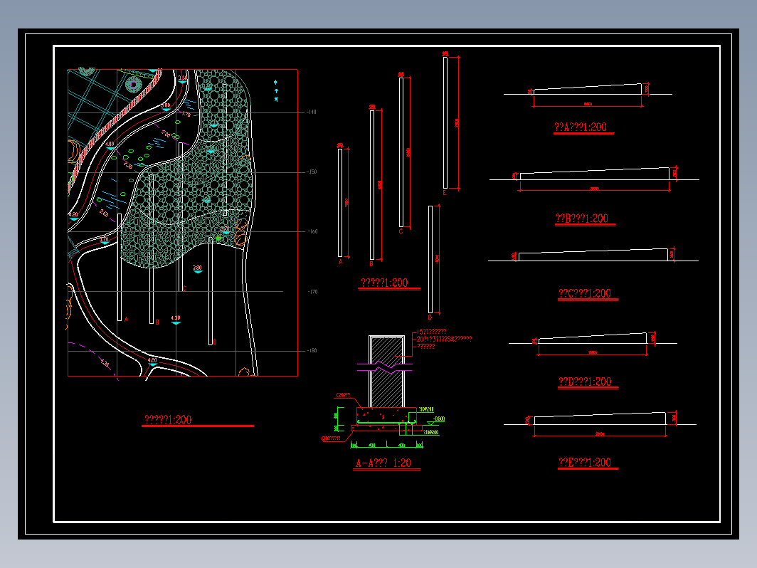 景墙施工图1