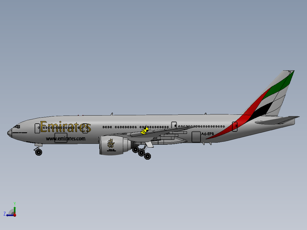 波音777-300er飞机客机