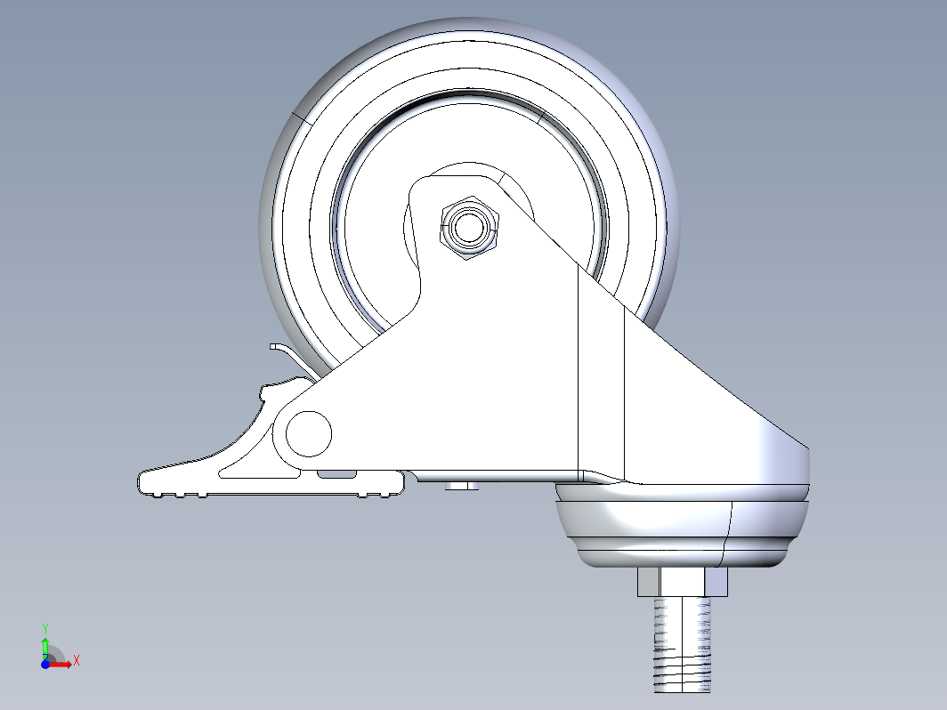 脚轮 模型11