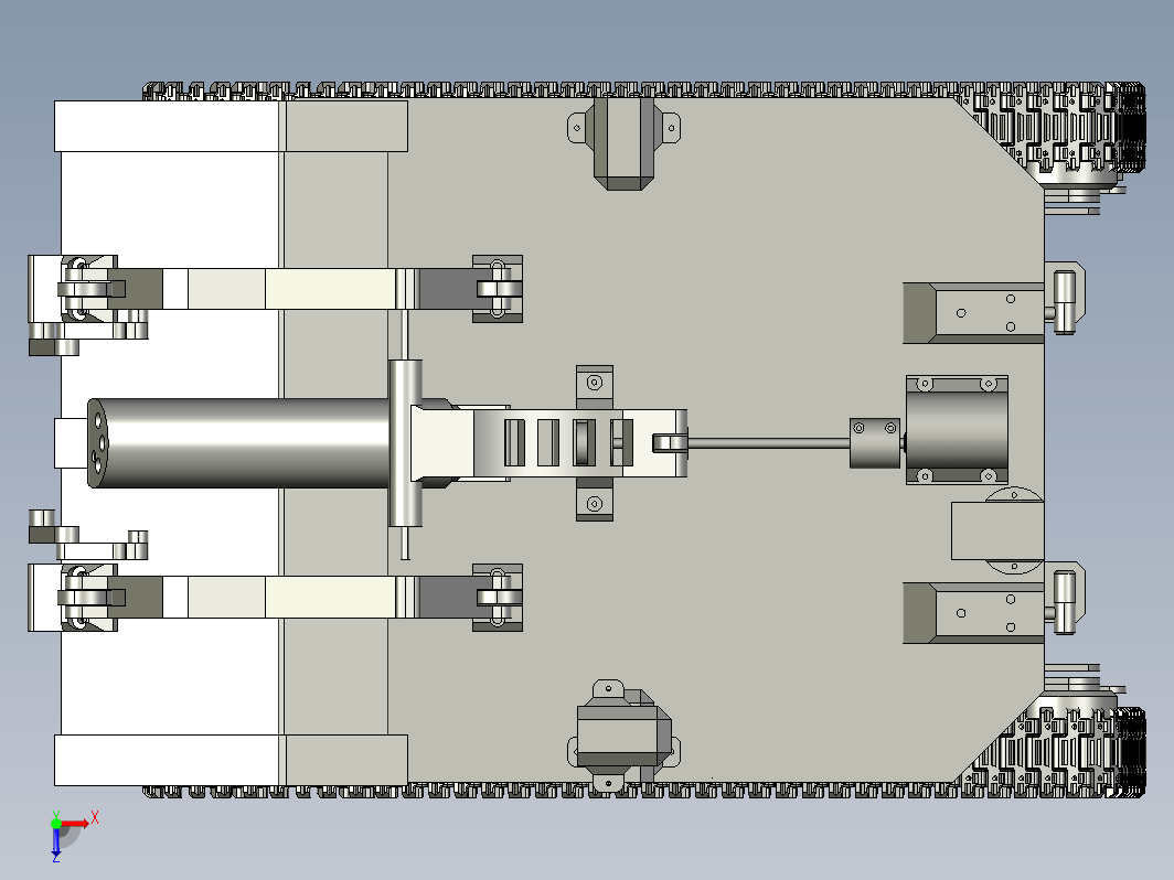 Track - Ural履带坦克玩具模型