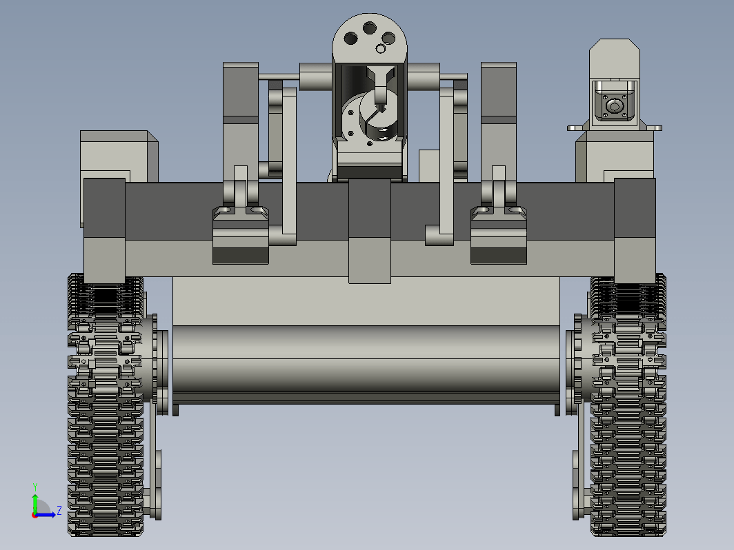 Track - Ural履带坦克玩具模型