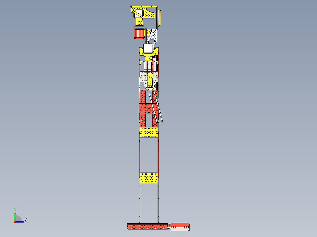 3 feet robot简易钣金结构机器人外形