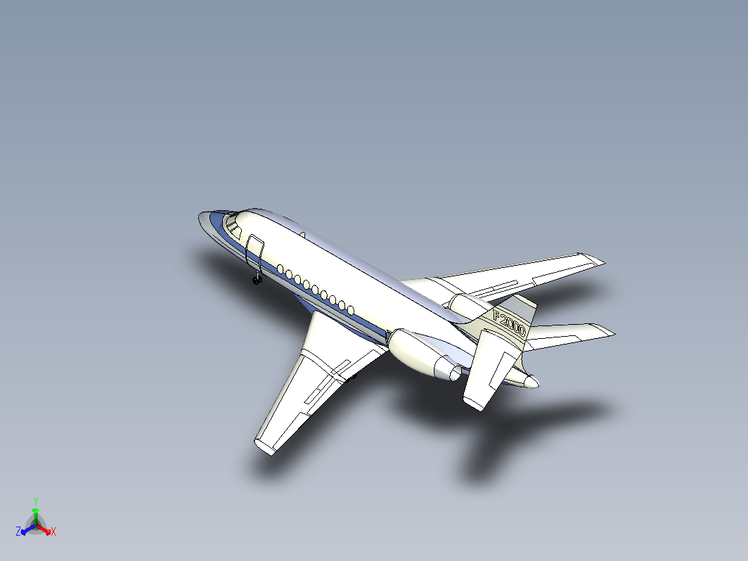 达索Falcon 2000公务飞机