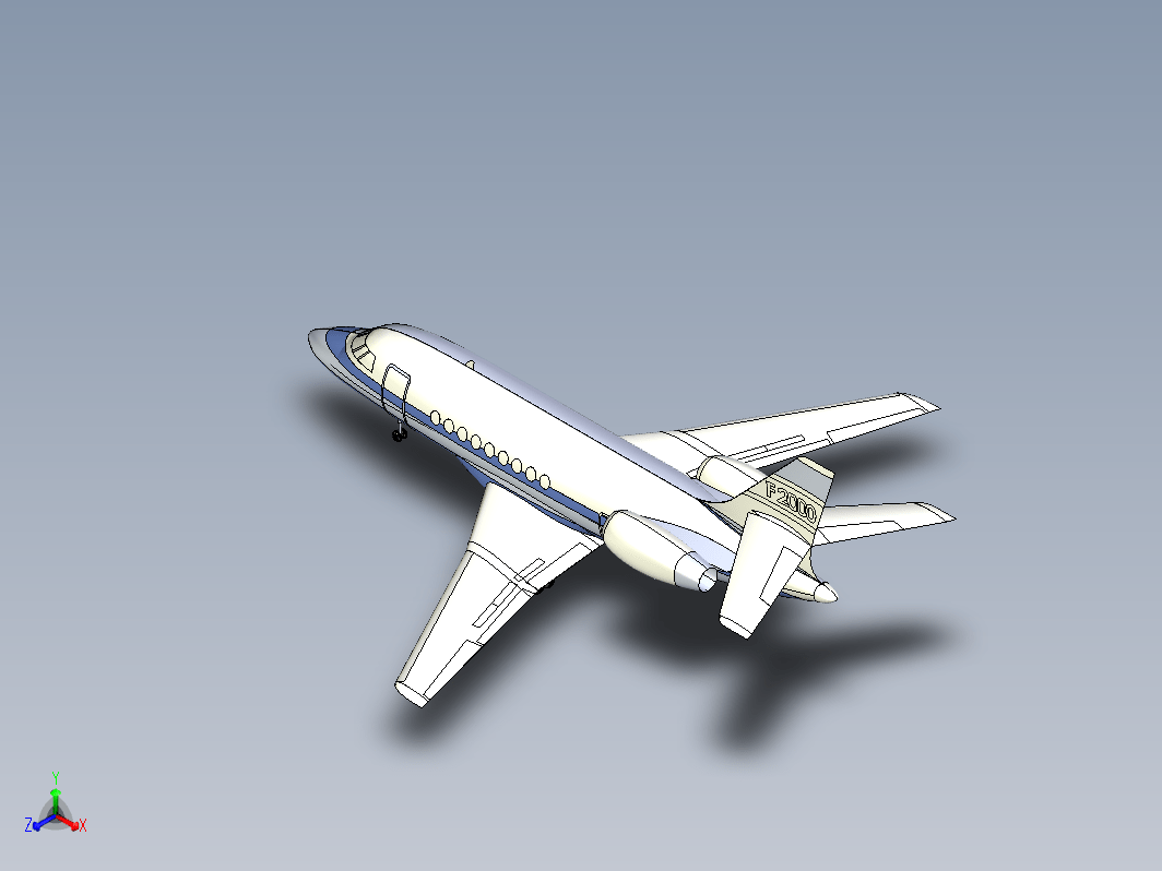 达索Falcon 2000公务飞机