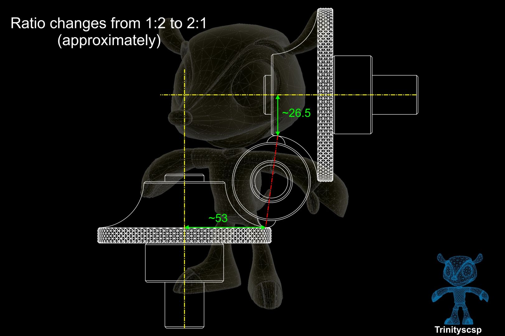 一种无极变速结构 cvt mechanism