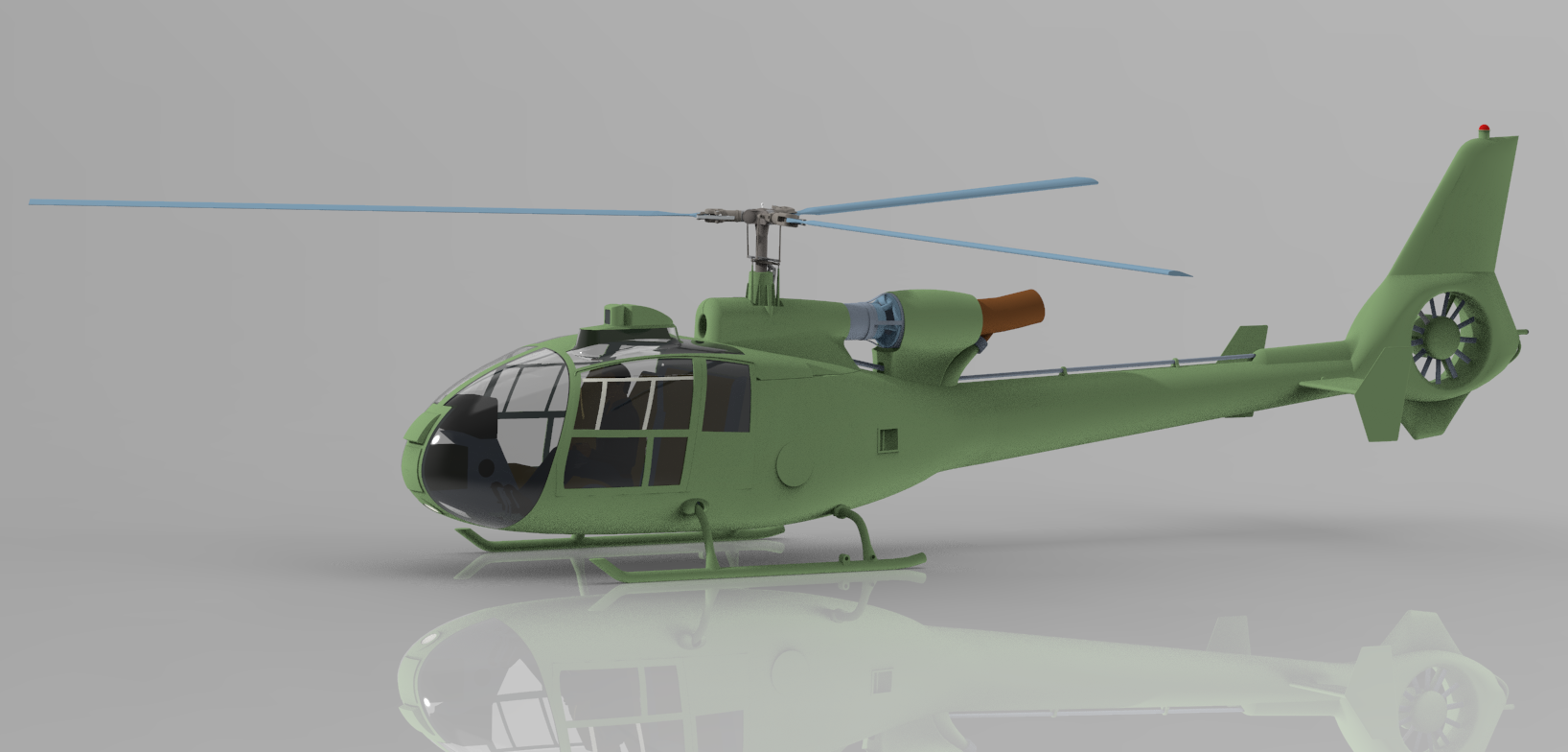 Sa341 Gazelle小羚羊轻型直升机