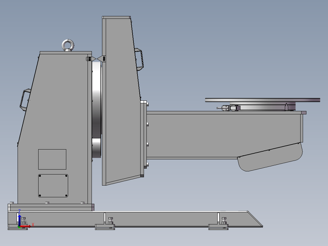 L型变位机 3D