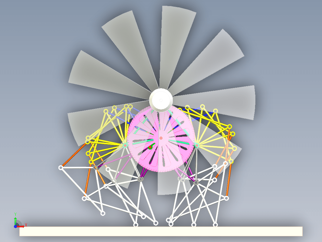 风力仿生兽 Strandbeest (Theo Jansen)