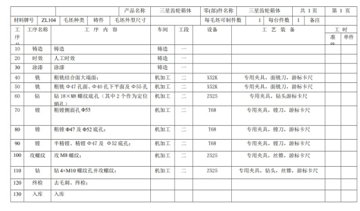 三星齿轮箱体加工工艺及夹具设计CAD+说明书缩略图
