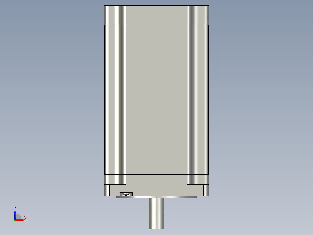 YK110HB201-08A  110mm两相步进电机（3D）