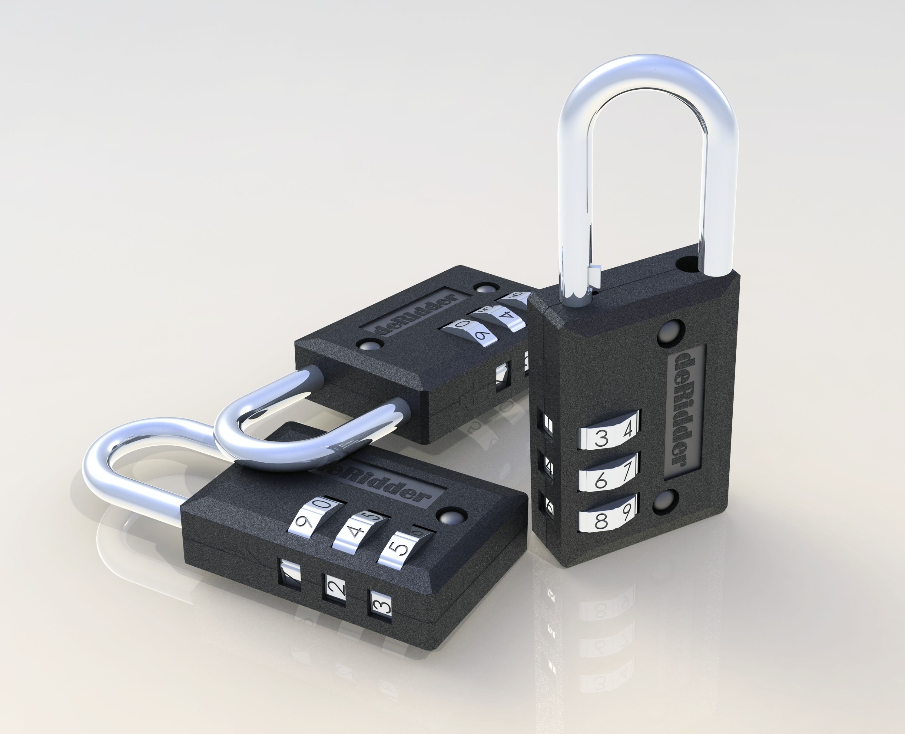 密码挂锁 combination lock