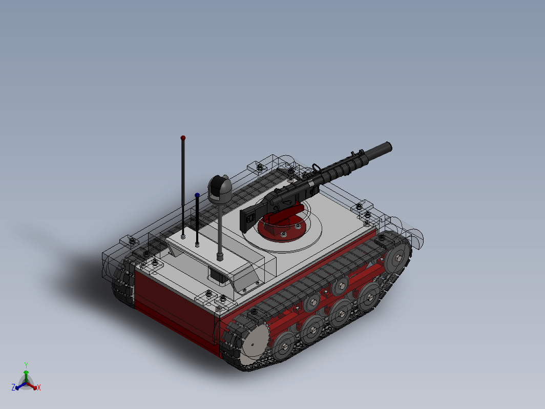 UGV履带坦克车玩具