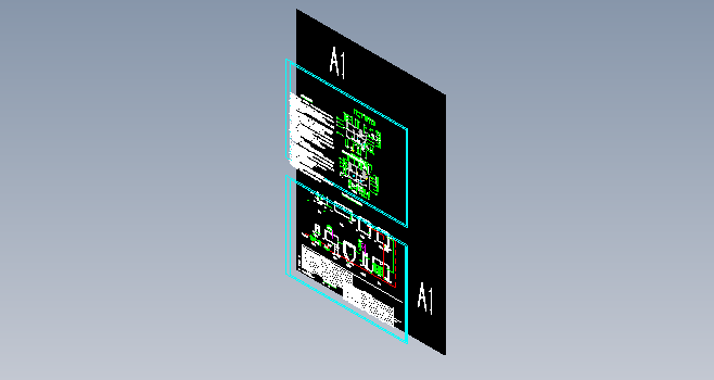 F0073-100m3-d某污水处理工艺图