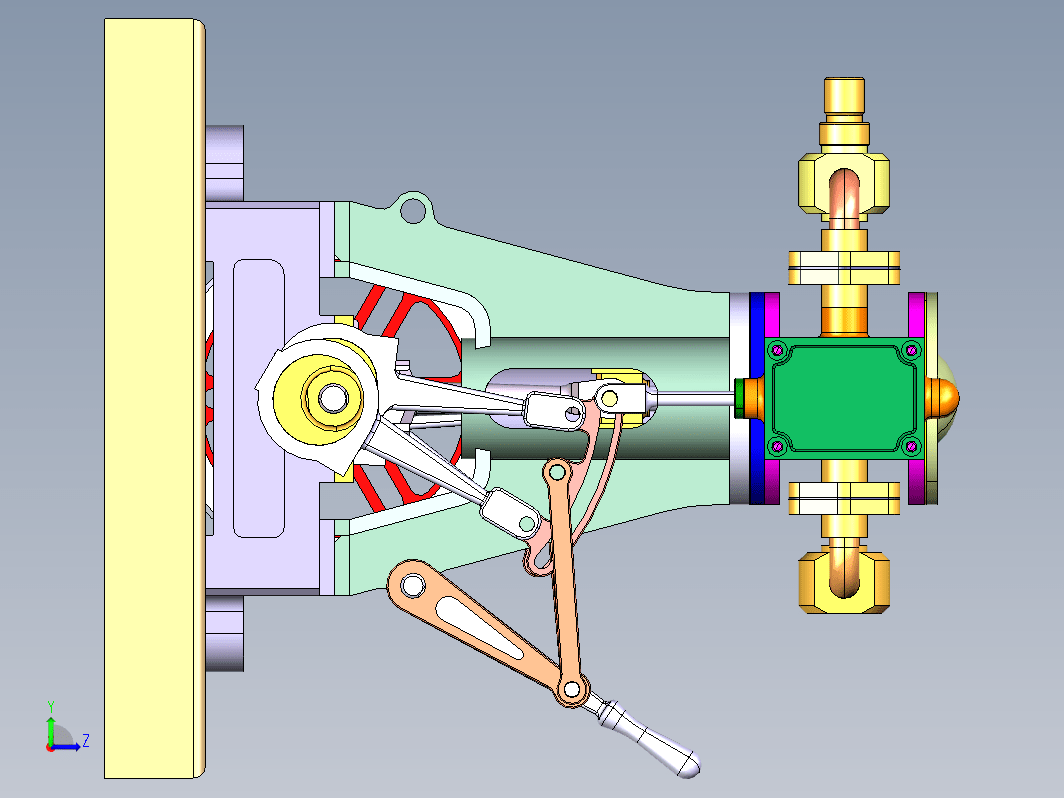 twin-steam-engine倒挡双缸蒸汽发动机