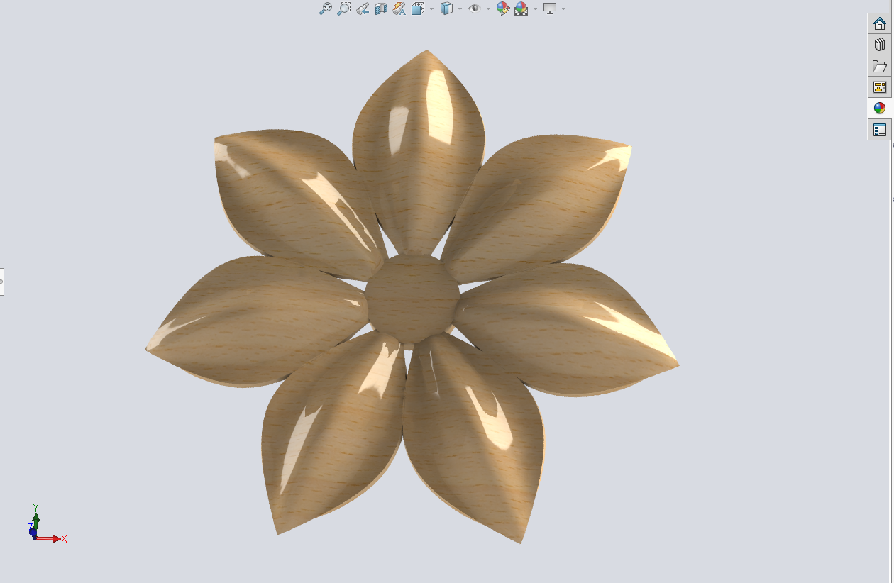 solidworks 中的花