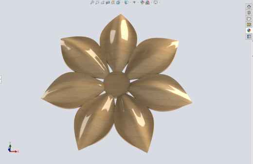 solidworks 中的花缩略图