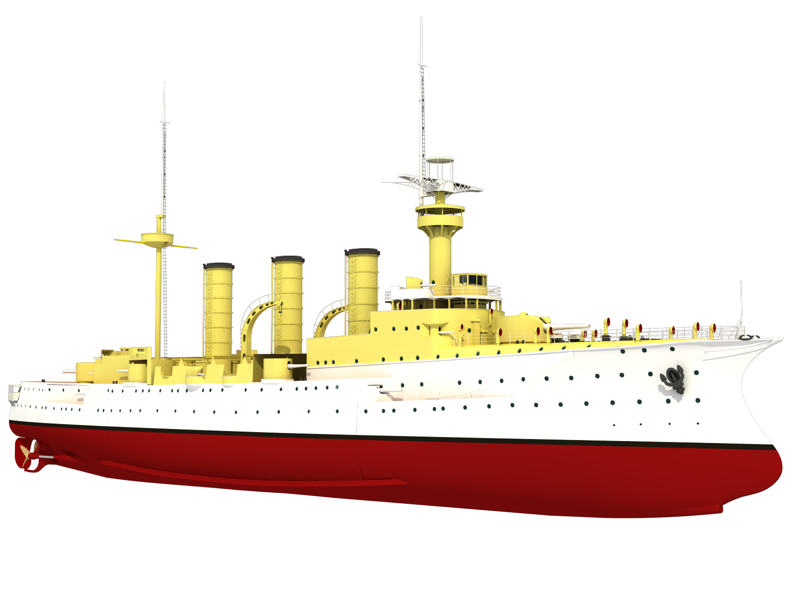 莱比锡号轻巡洋舰模型