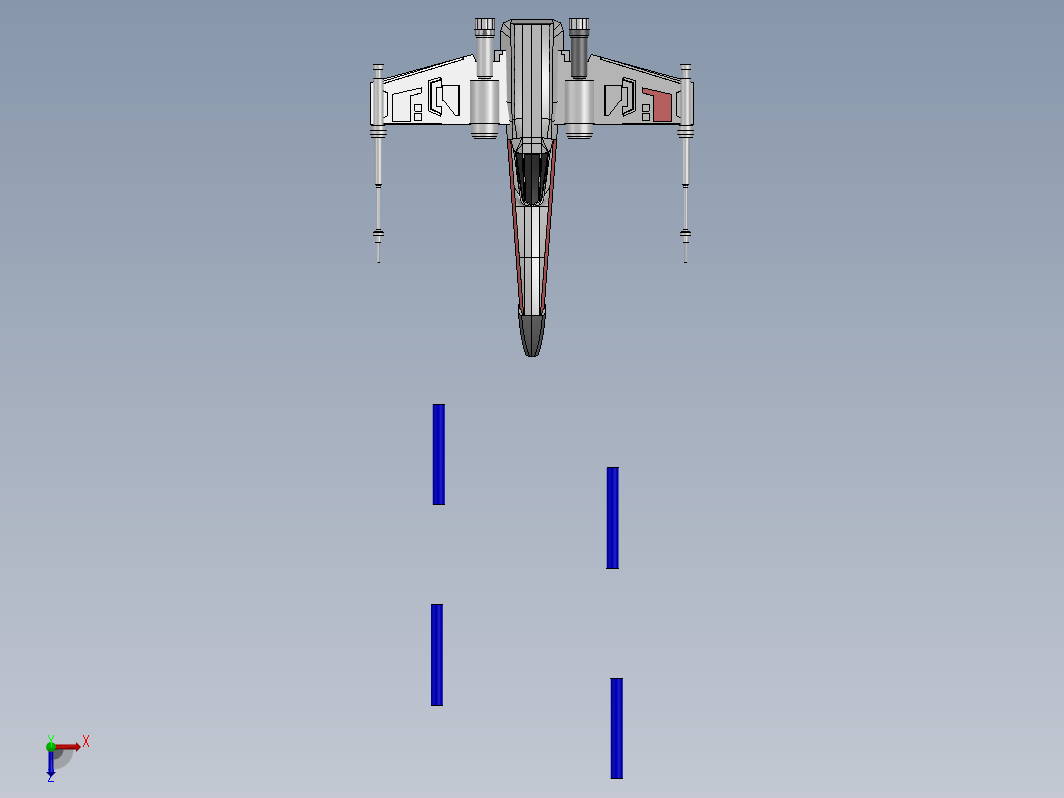 X wing X翼星际战斗机