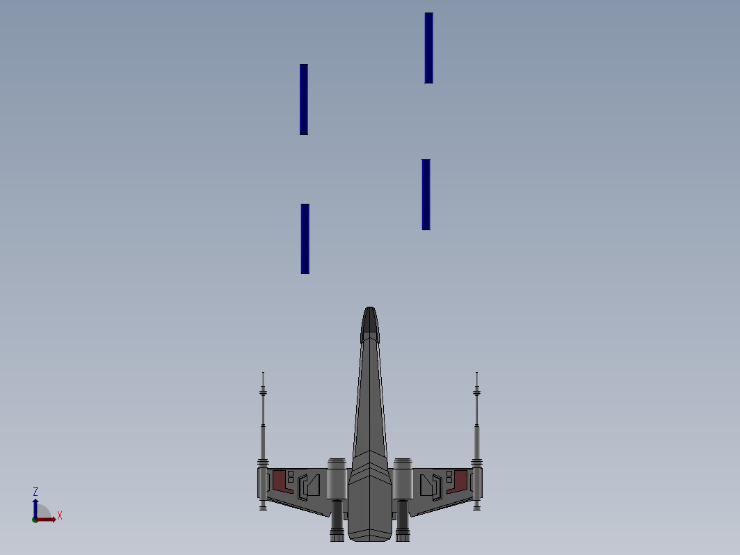 X wing X翼星际战斗机