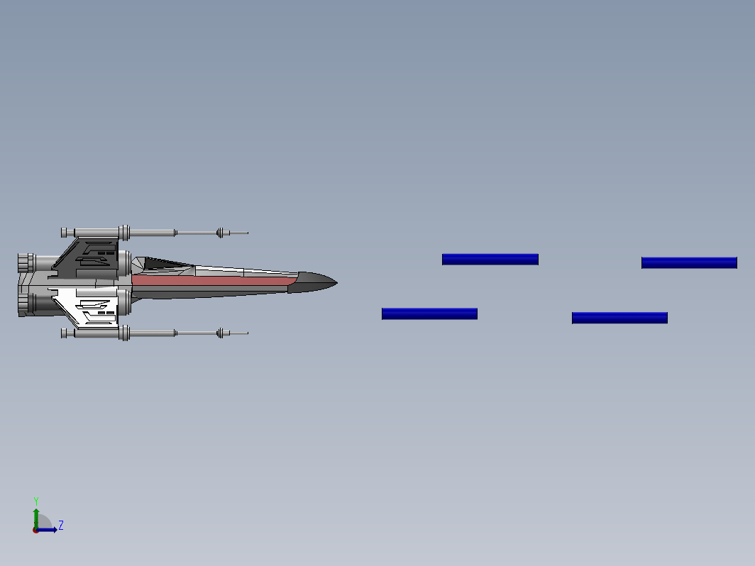 X wing X翼星际战斗机