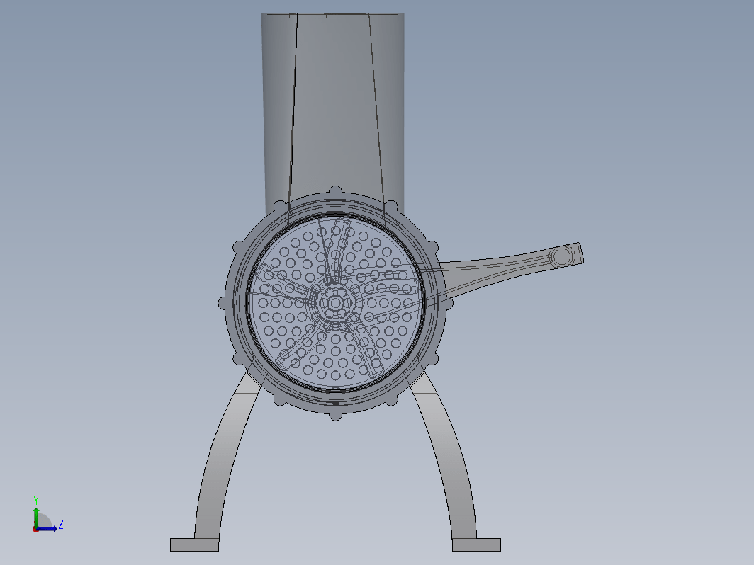 绞肉机3D模型