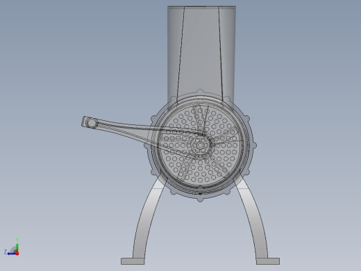 绞肉机3D模型缩略图