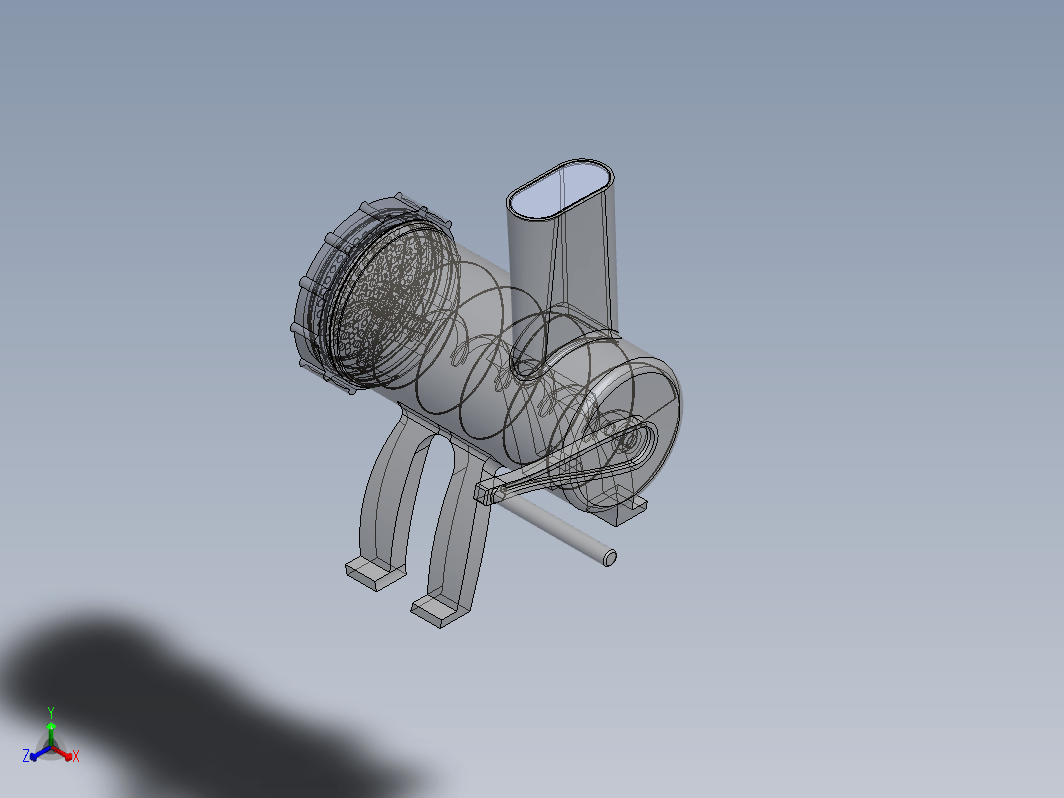 绞肉机3D模型