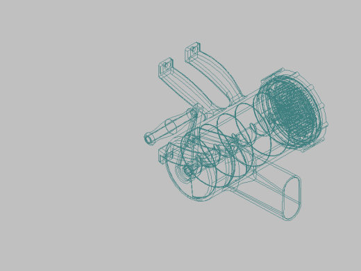 绞肉机3D模型缩略图