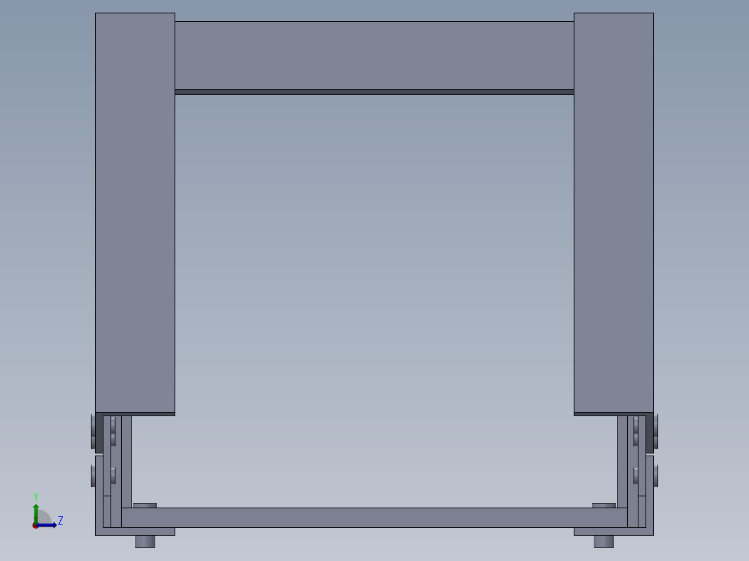 简易桁架桥模型